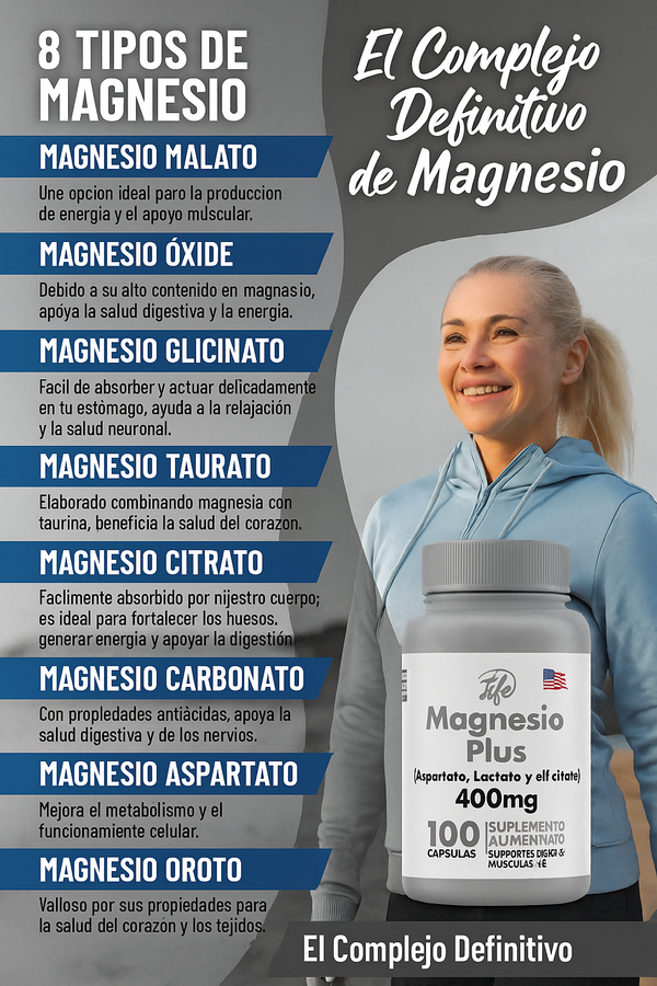 Cápsulas de Magnesio Vitalidad